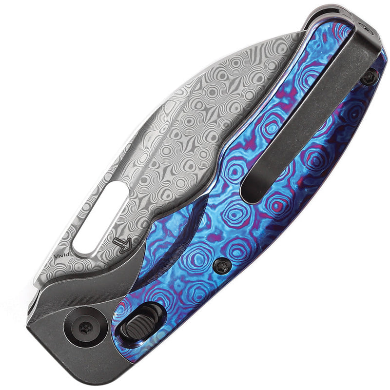 Kansept Knives Vivid Crossbar Lock Timascus