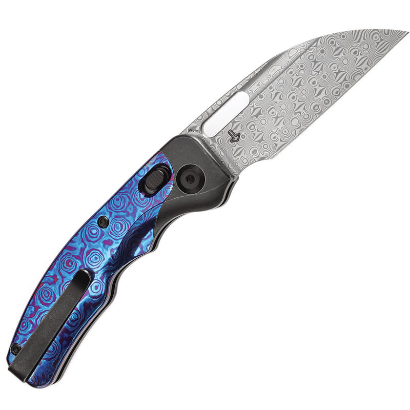 Kansept Knives Vivid Crossbar Lock Timascus