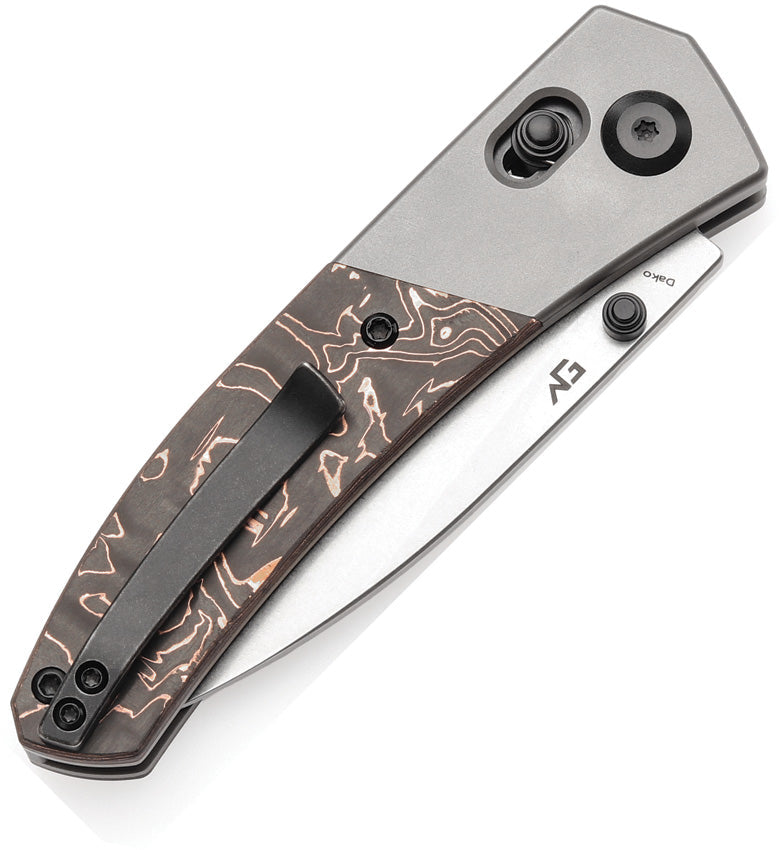 Kansept Knives Dako Crossbar Lock CopperCF