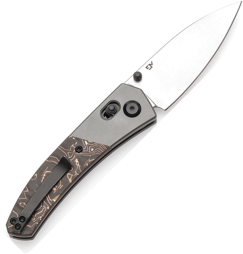 Kansept Knives Dako Crossbar Lock CopperCF