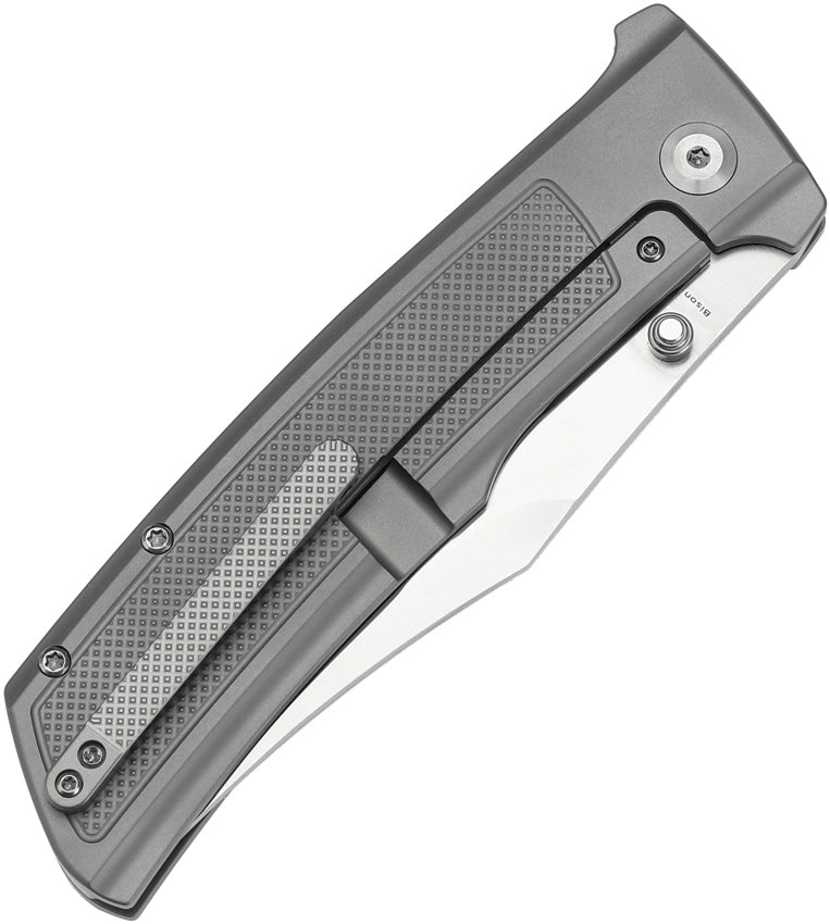 Kansept Knives Bison Framelock Gray
