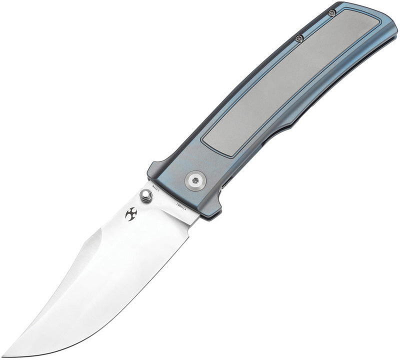 Kansept Knives Bison Framelock Gray/Blue