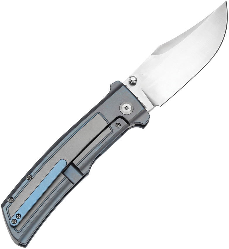 Kansept Knives Bison Framelock Gray/Blue