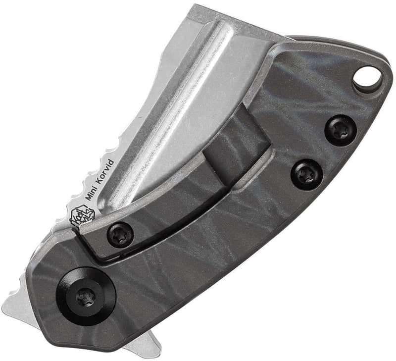 Kansept Knives Mini Korvid Framelock Flame