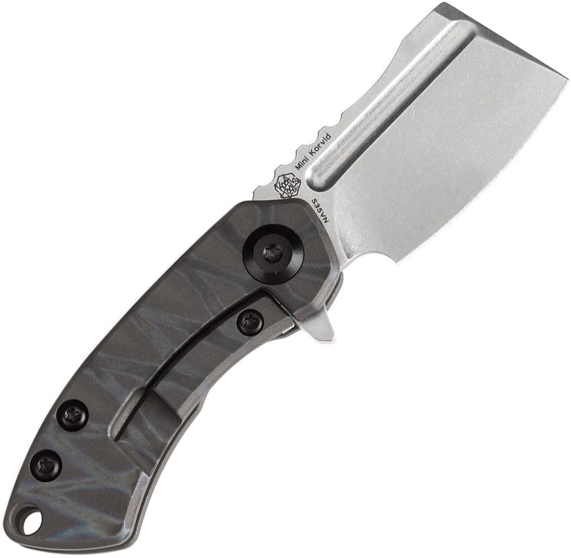 Kansept Knives Mini Korvid Framelock Flame