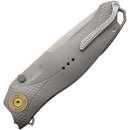 KARBON Buck Horn Linerlock Gray Al
