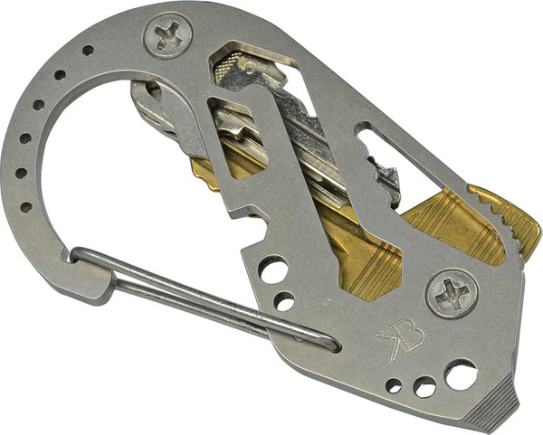 KeyBiner Key Biner Titanium Tumbled