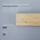 KitchenDAO Bamboo Magnetic Knife Rack
