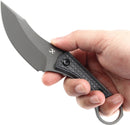 Kansept Knives Niko Fixed Blade Blk Mic