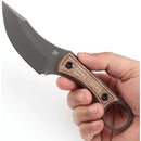 Kansept Knives Niko Fixed Blade Brown Mic