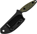 Kizer Cutlery Muskrat Fixed Blade Green