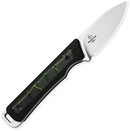 Kizer Cutlery Whiskey Jack Fixed Blade Grn