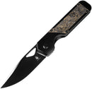 Kizer Cutlery Militaw Framelock Gold CF