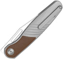 Kizer Cutlery Raze Framelock Ti Leather
