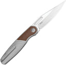 Kizer Cutlery Raze Framelock Ti Leather