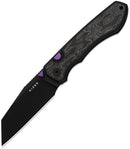 Kizer Cutlery Wharning Button Linerlock Blk