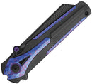 Kizer Cutlery Staff Framelock Damasc