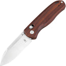 Kizer Cutlery Drop Bear Clutch Lock Rosewd