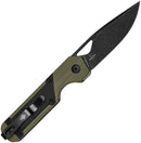 Kizer Cutlery Mini Militaw Framelock Green