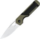 Kizer Cutlery Mini Militaw Framelock Green
