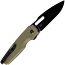 Kizer Cutlery Dogfish Button Lock OD G10