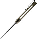 Kizer Cutlery Dogfish Button Lock OD G10