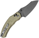 Kizer Cutlery Bulldog Clutch Lock Grn Mic