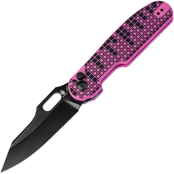 Kizer Cutlery Cormorant Button Lock Pink