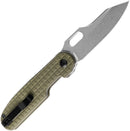 Kizer Cutlery Cormorant Button Lock Green