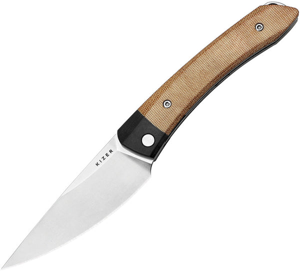 Kizer Cutlery Momo Linerlock Micarta