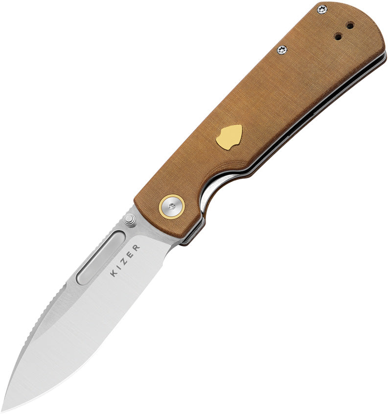 Kizer Cutlery Retro Linerlock Micarta