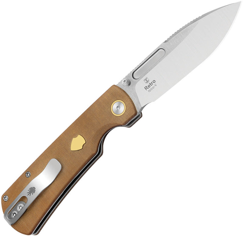 Kizer Cutlery Retro Linerlock Micarta