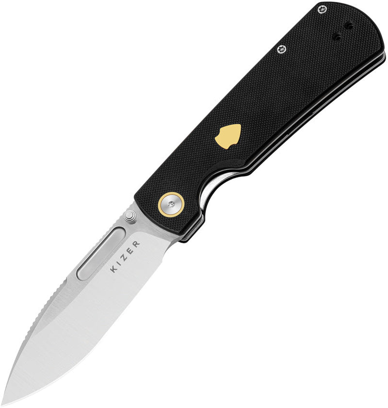 Kizer Cutlery Retro Linerlock Black G10