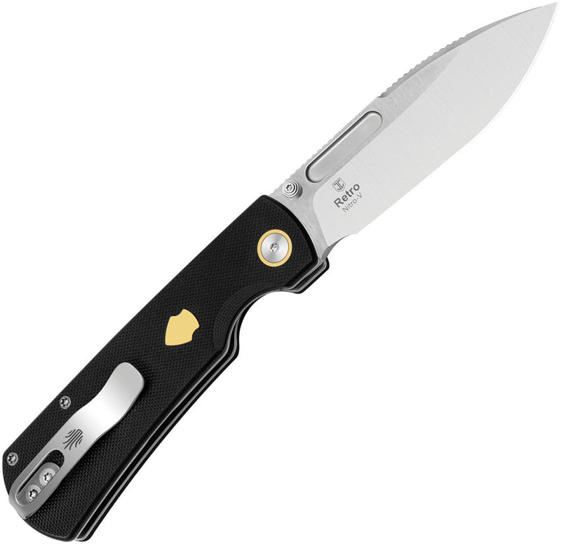 Kizer Cutlery Retro Linerlock Black G10
