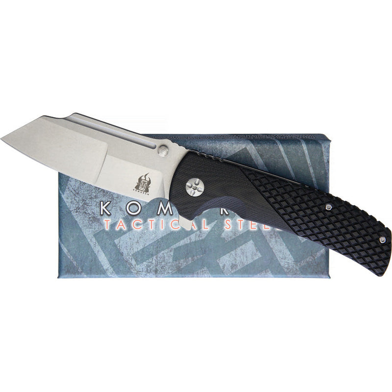 Komoran Linerlock Black G10