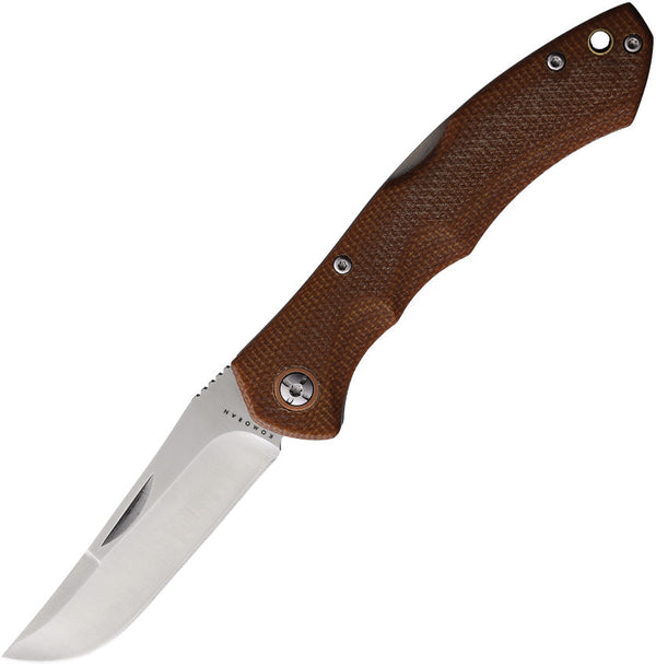 Komoran Lockback Brown Micarta