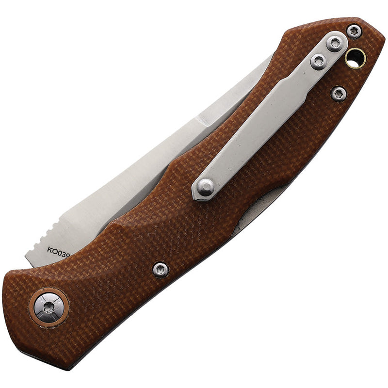 Komoran Lockback Brown Micarta