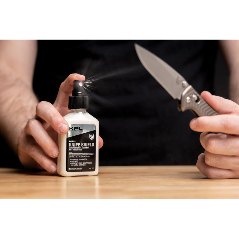 Knife Pivot Lube Knife Shield
