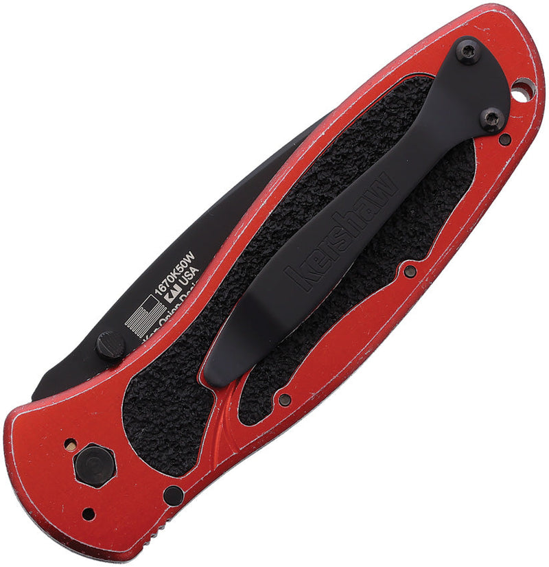 Kershaw Blur Linerlock A/O Red 50th