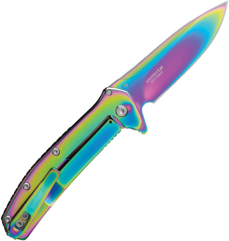 Kershaw Outcome Framelock A/O Rainb