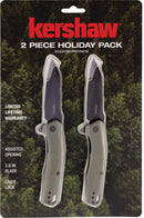 Kershaw 2pc Holiday Pack Linerlock A/O