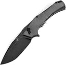 Kansept Knives Hellx Framelock D2 Blk Mic