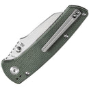 Kansept Knives Main Street Linerock Grn Mic