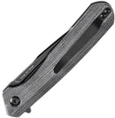 Kansept Knives Qilin Linerlock Black Micarta