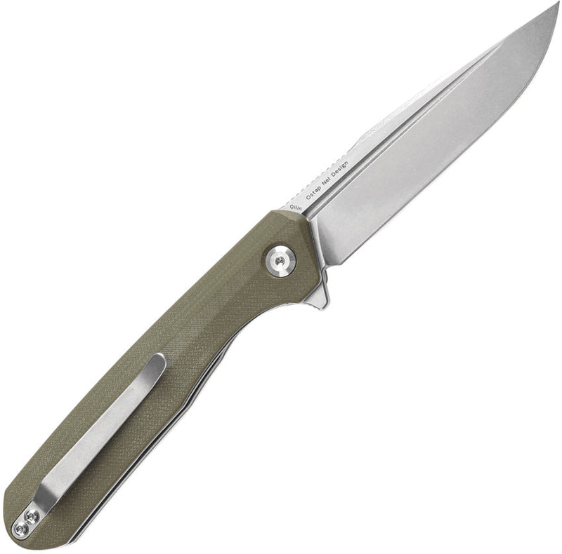 Kansept Knives Qilin Linerlock Green G10