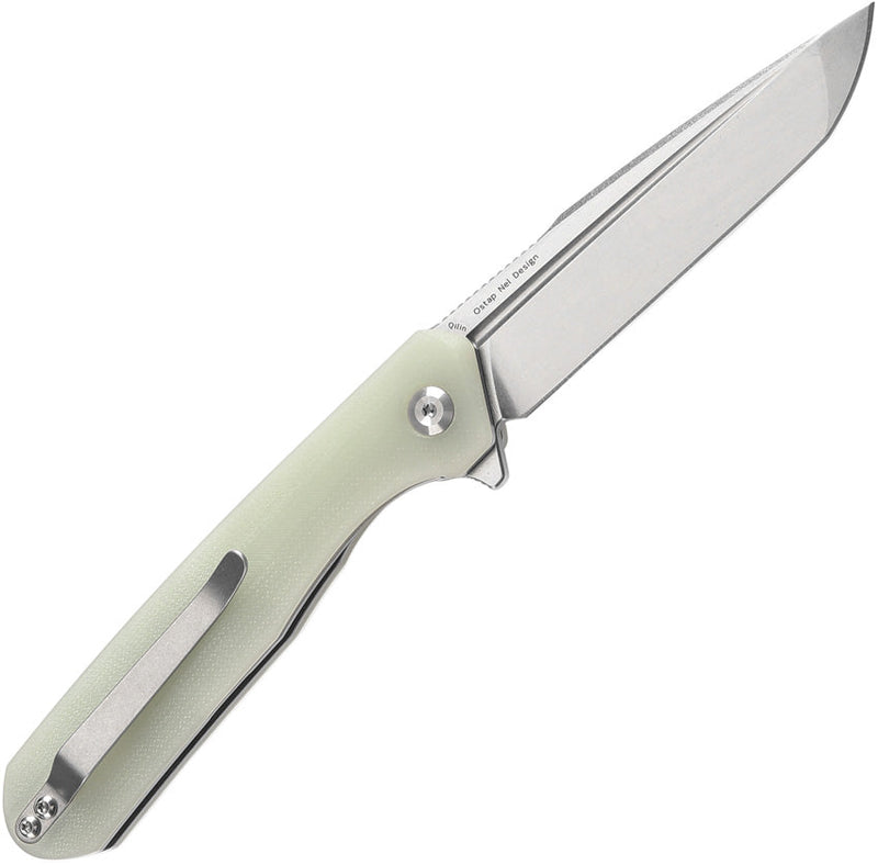 Kansept Knives Qilin Linerlock Jade G10