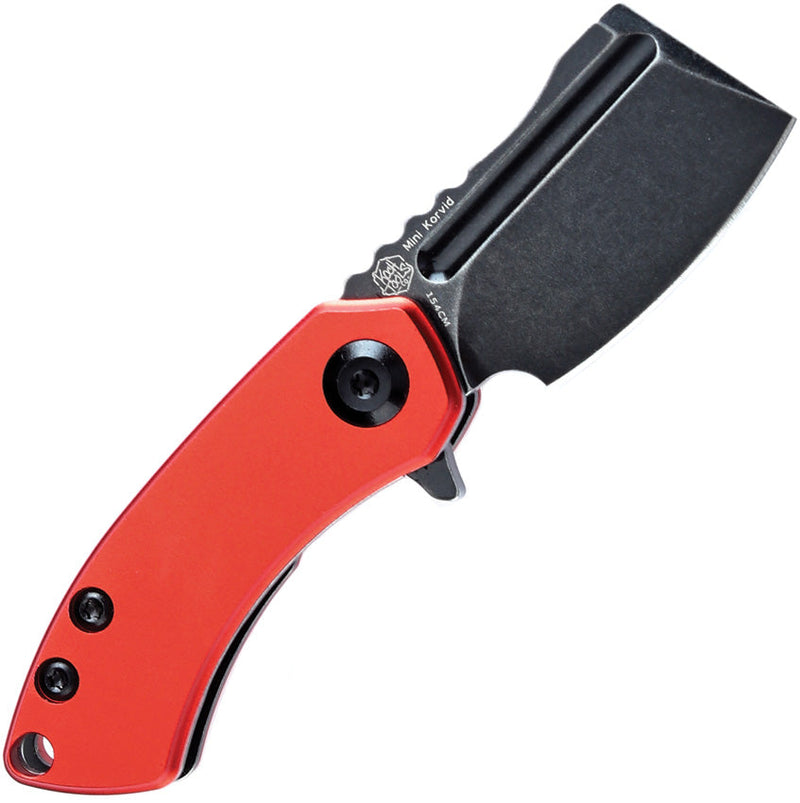 Kansept Knives Mini Korvid Linerlock Red G10