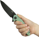 Kubey Nova Linerlock Black Jade