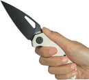 Kubey Coeus Linerlock White