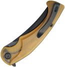 Kubey Scimitar Linerlock Ultem